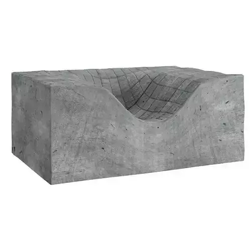 Soft Concrete Seat 02 