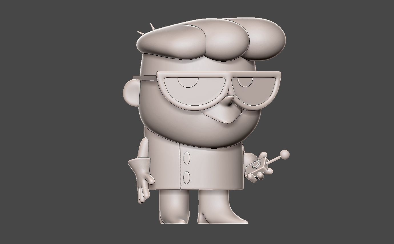 dexters laboratory  dexter free Free 3D print model_2