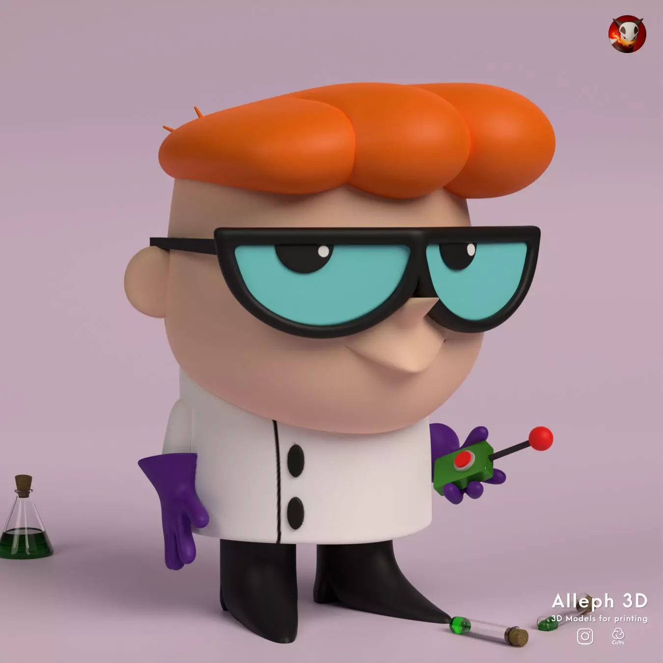 dexters laboratory  dexter free Free 3D print model_0