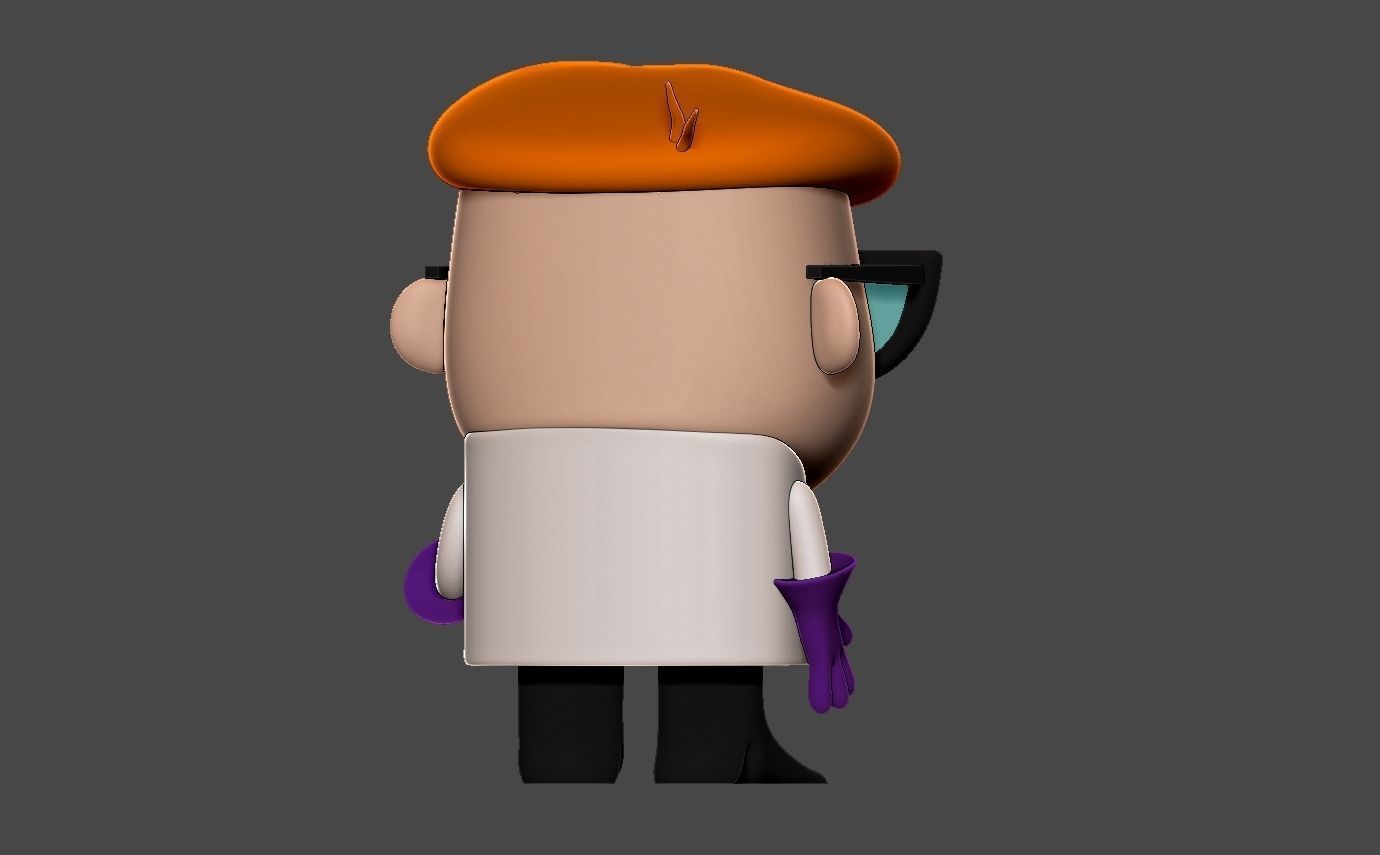 dexters laboratory  dexter free Free 3D print model_5