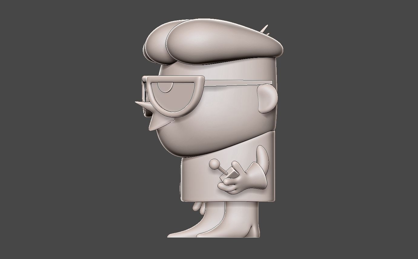 dexters laboratory  dexter free Free 3D print model_8