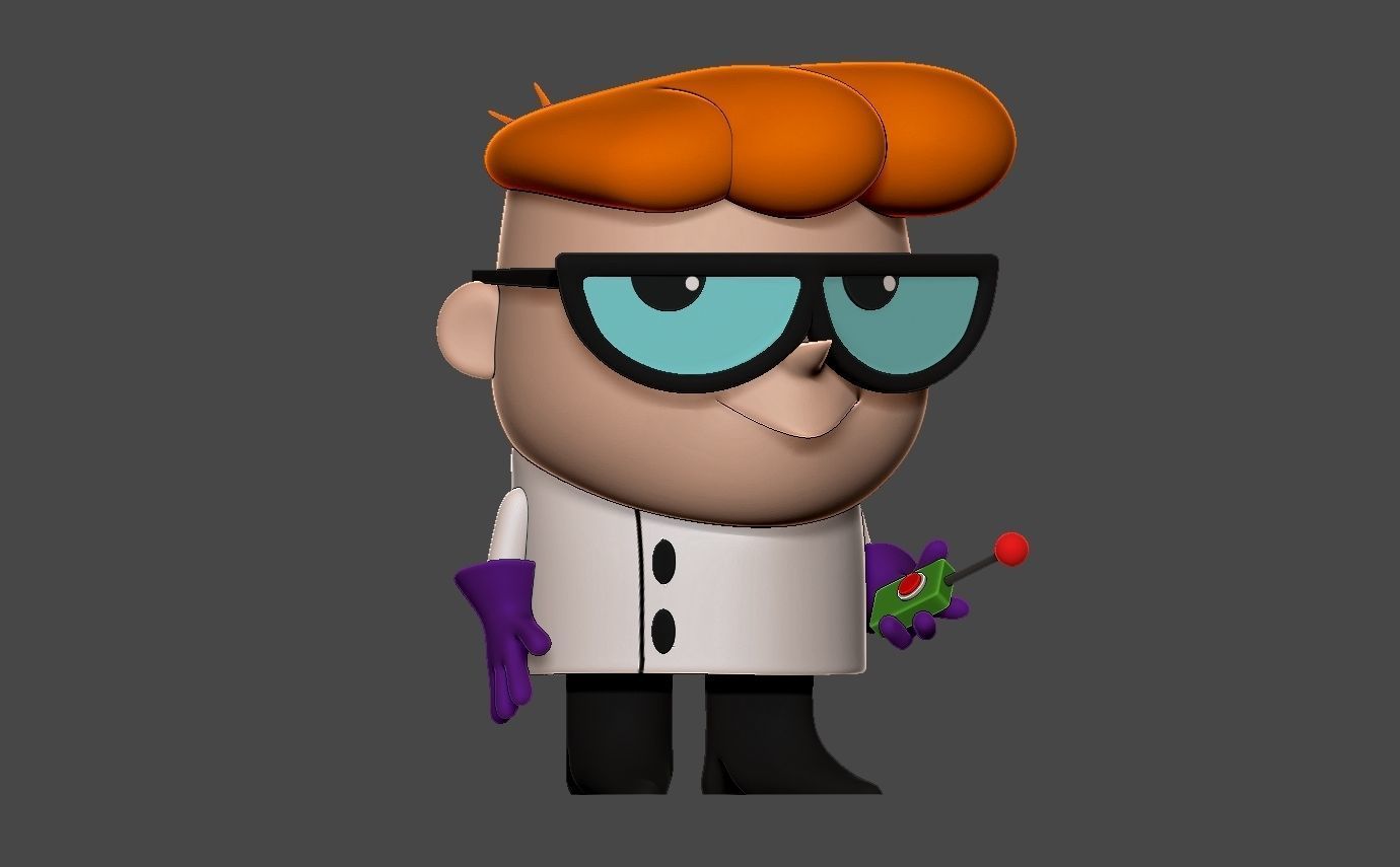 dexters laboratory  dexter free Free 3D print model_1