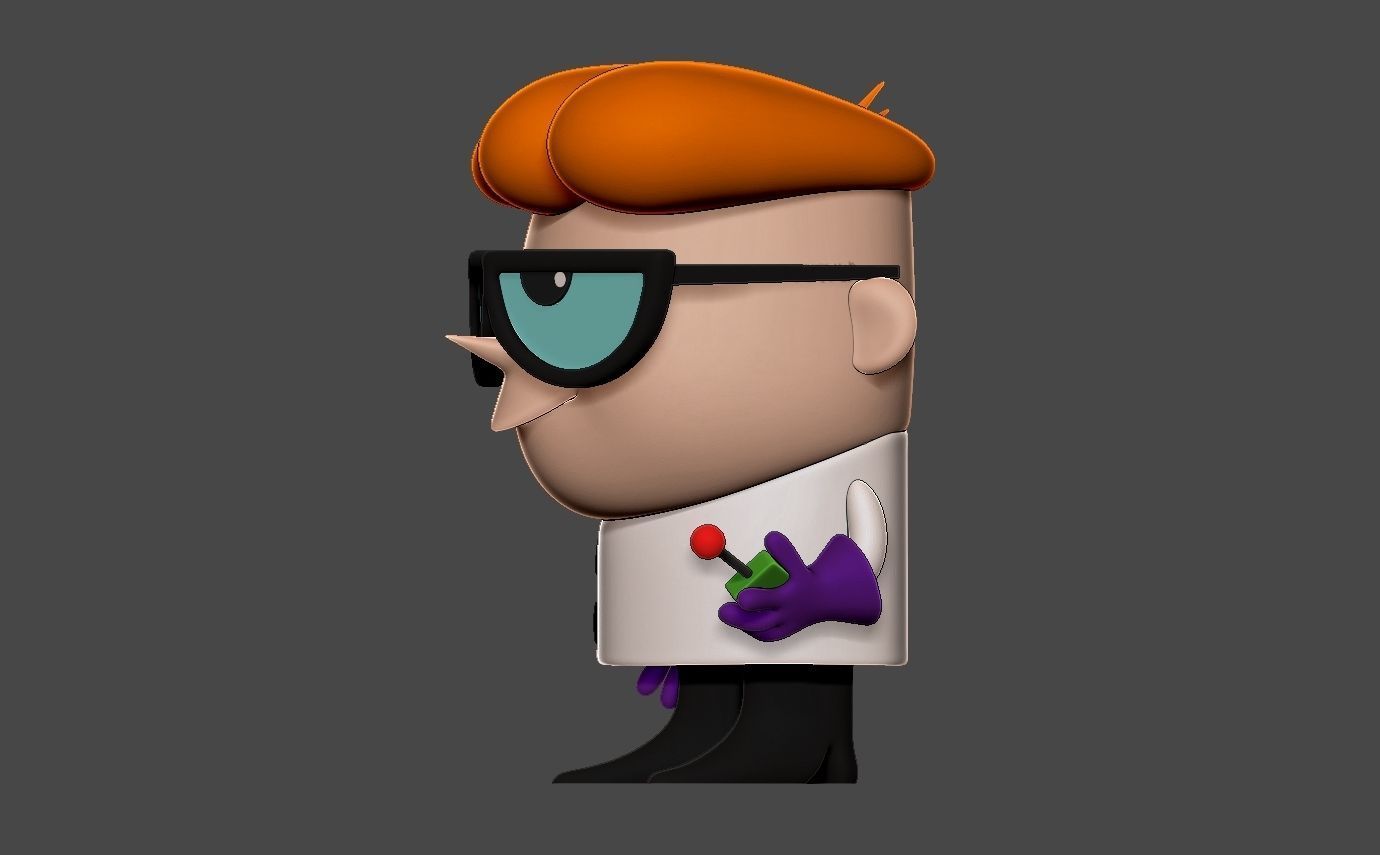 dexters laboratory  dexter free Free 3D print model_7