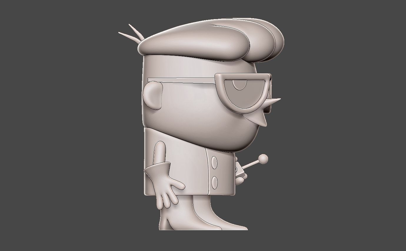 dexters laboratory  dexter free Free 3D print model_4