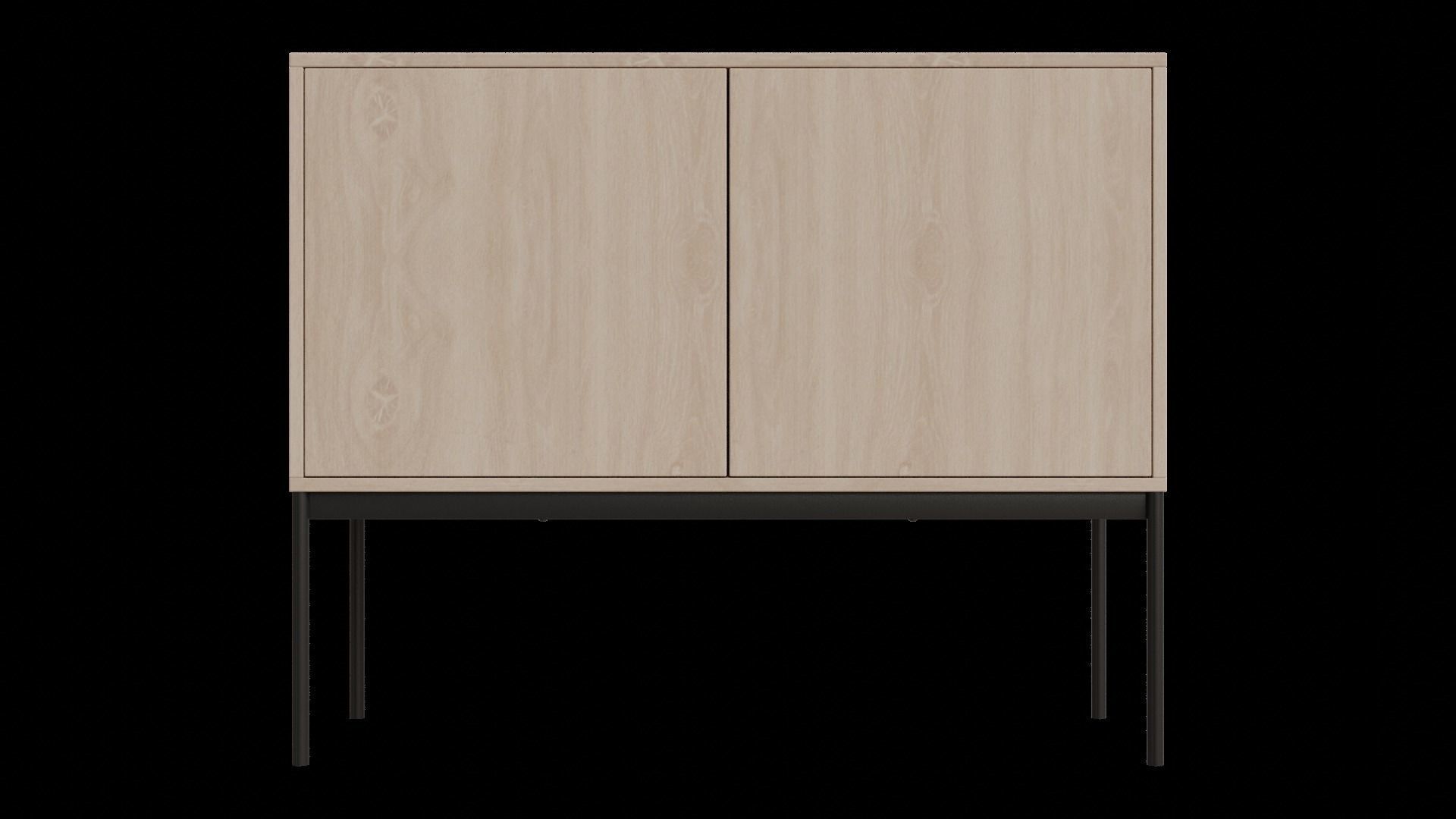 Light Wood Sideboard 3D model_3