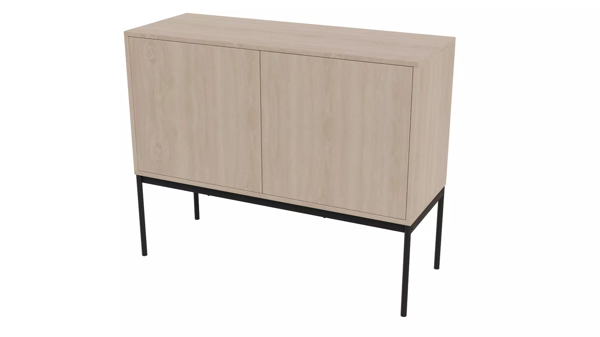 Light Wood Sideboard 3D model_0