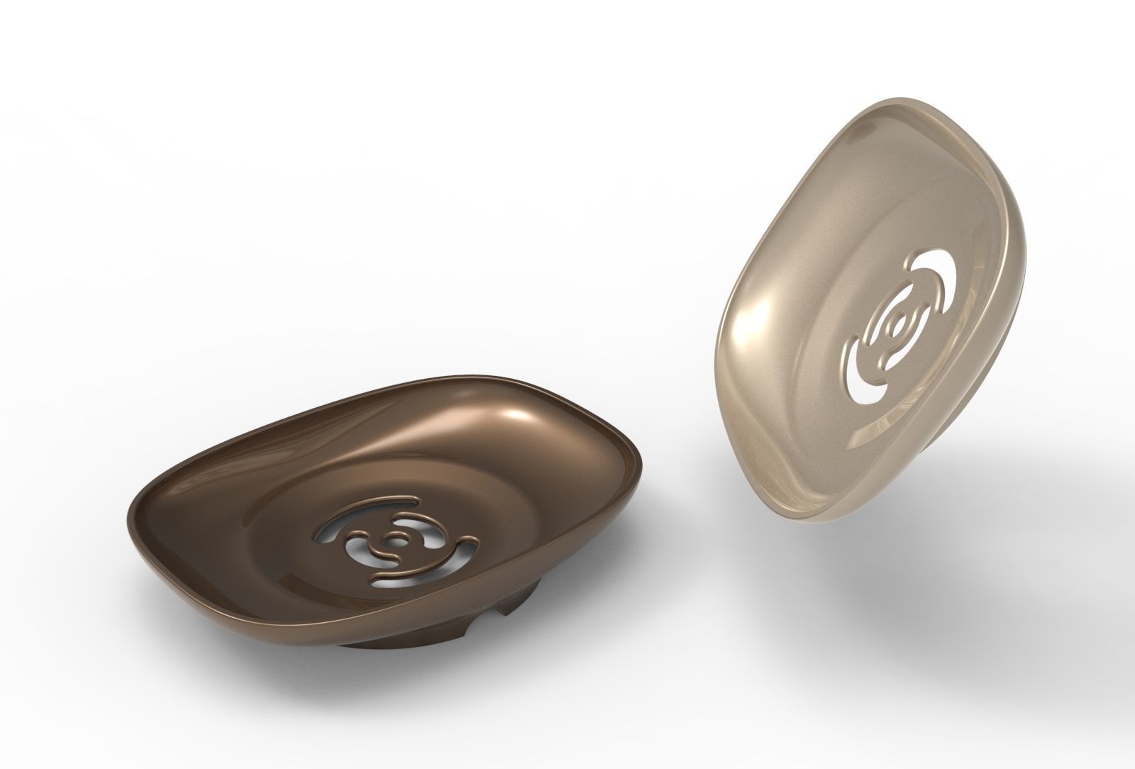 soap dish 3D print model_24