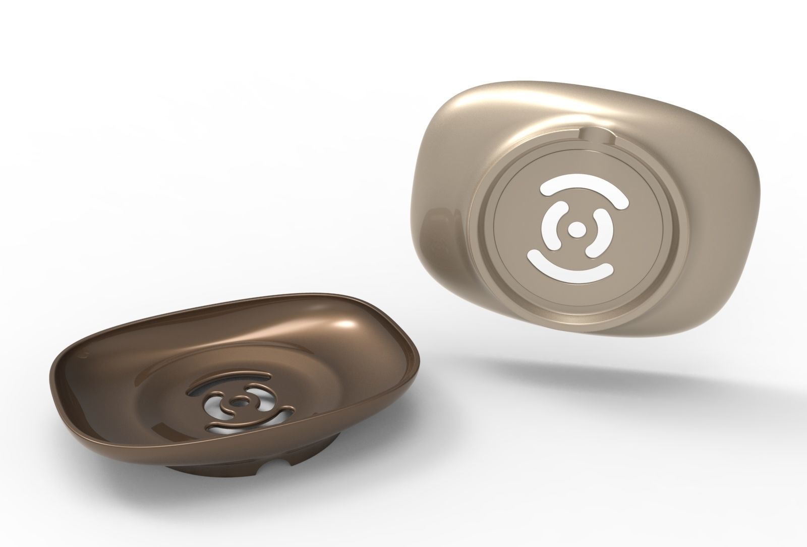 soap dish 3D print model_21