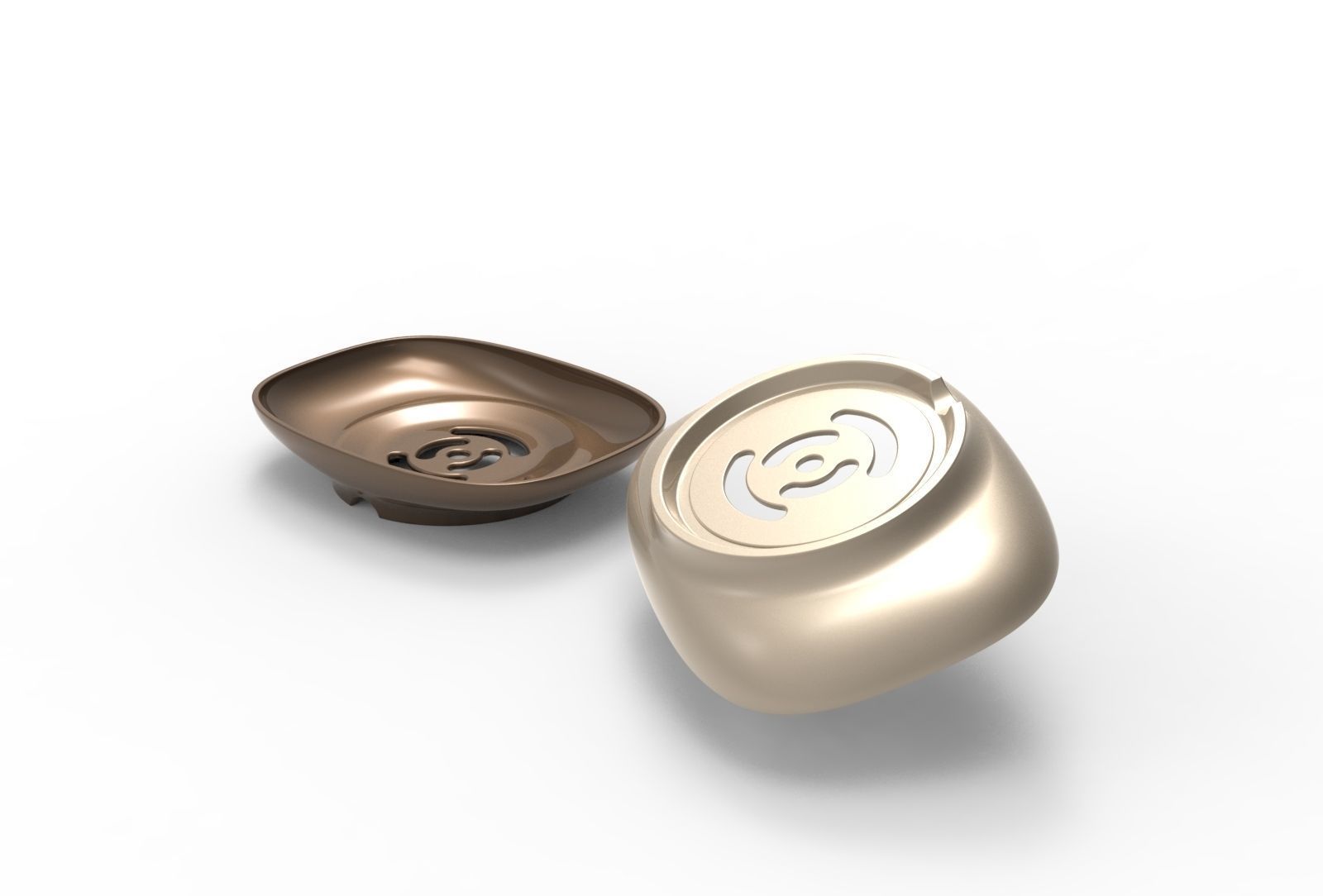 soap dish 3D print model_14