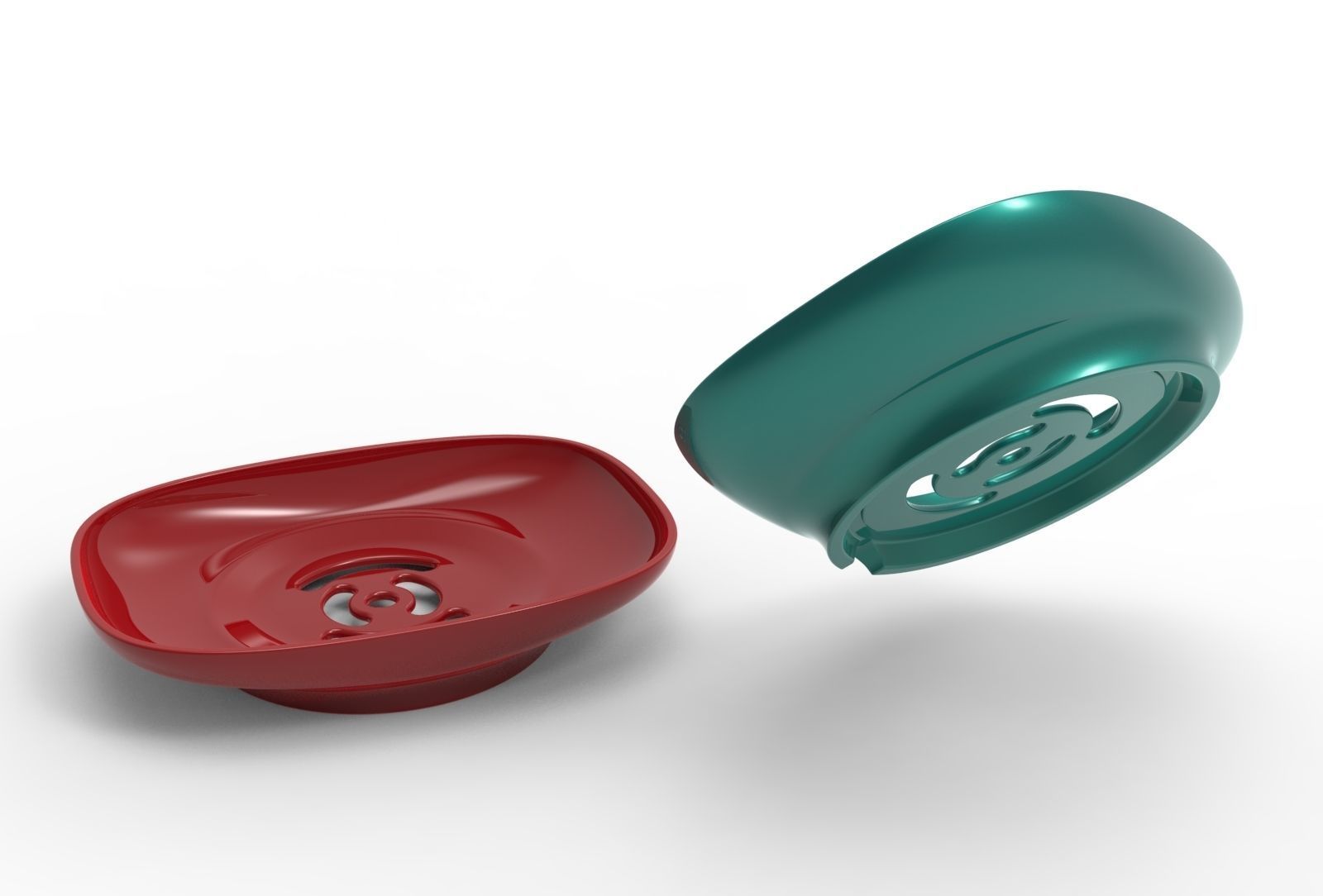 soap dish 3D print model_17