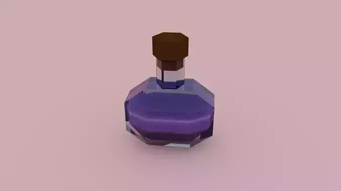 Potion1 set1 Low-poly 3D model
