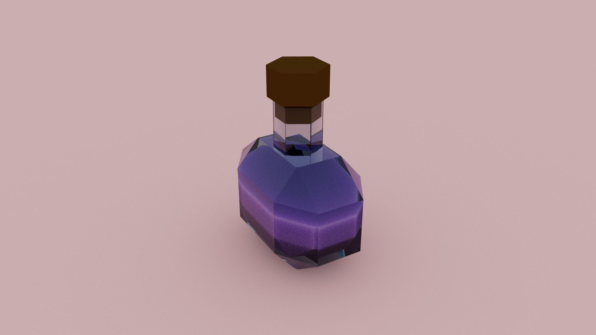 Potion1 set1 Low-poly 3D model_2