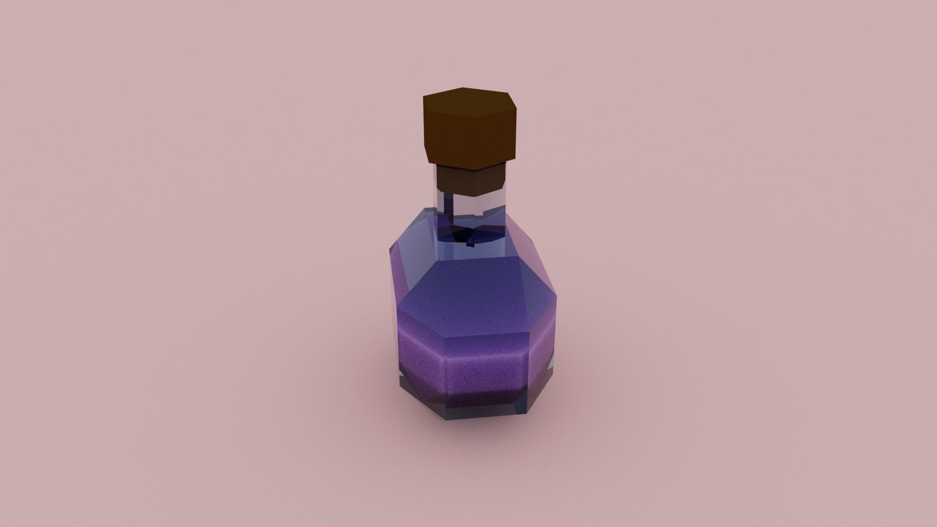 Potion1 set1 Low-poly 3D model_3