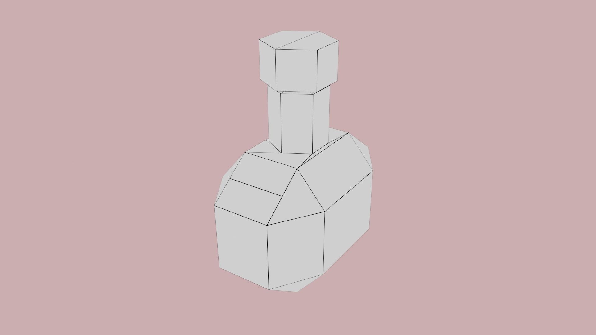 Potion1 set1 Low-poly 3D model_5