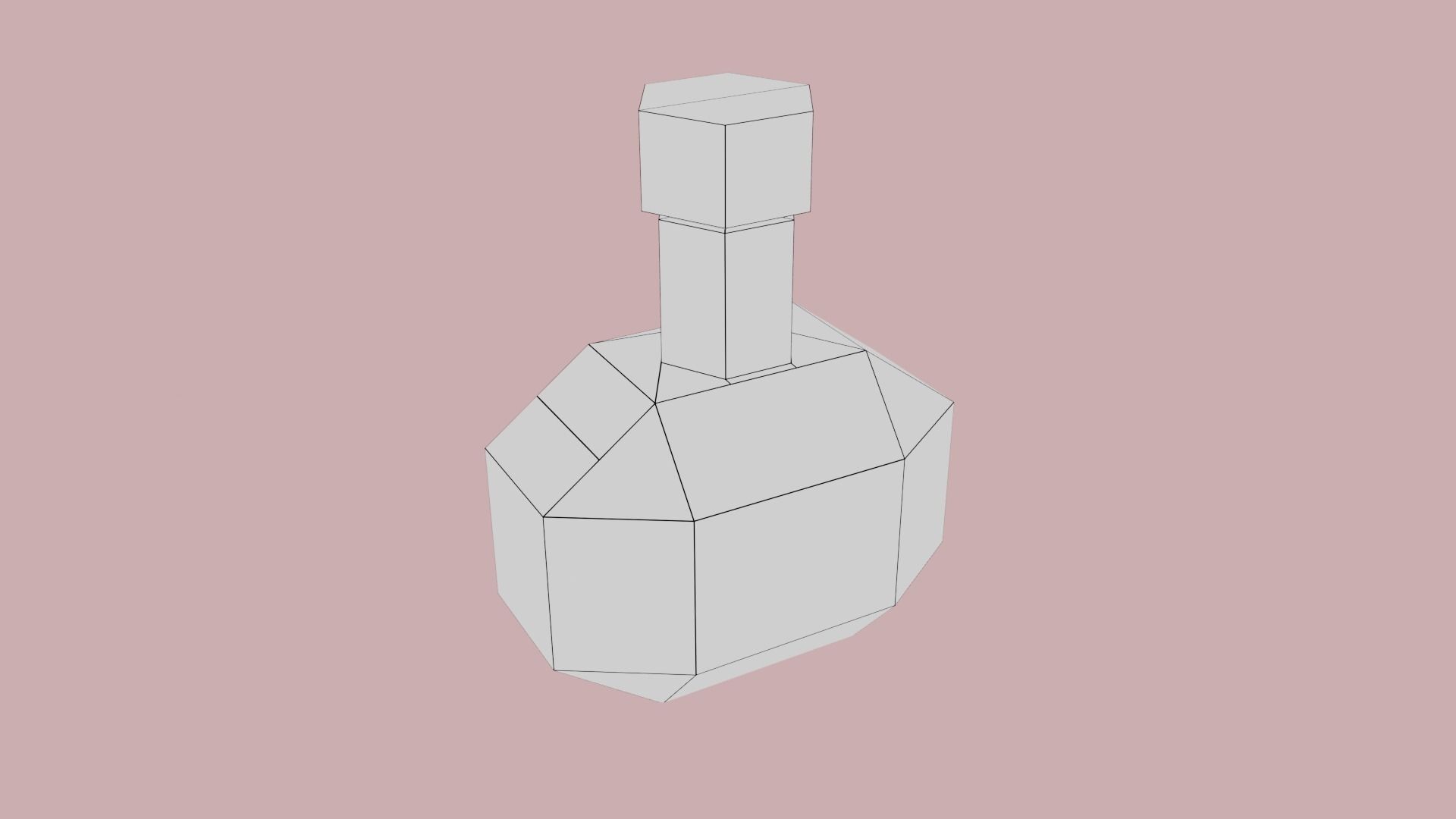 Potion1 set1 Low-poly 3D model_6