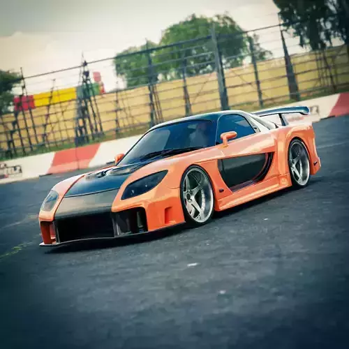 Mazda RX-7 Veilside Fortune 3D model