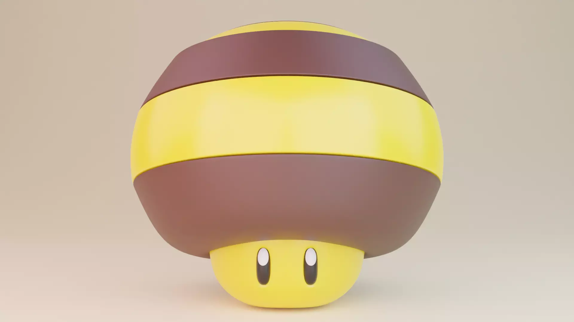 Bee Mushroom Mario 3D model_0