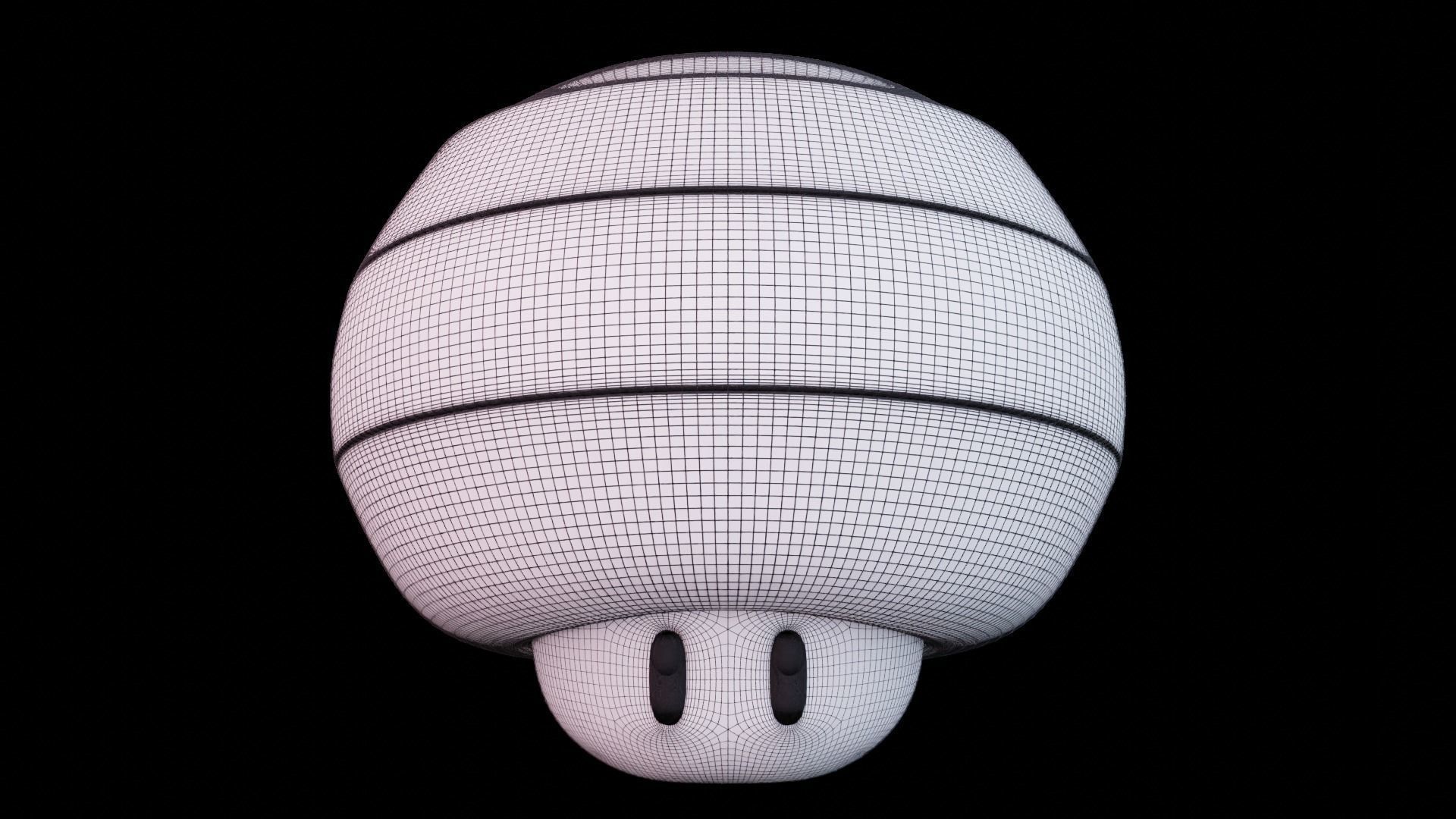 Bee Mushroom Mario 3D model_8