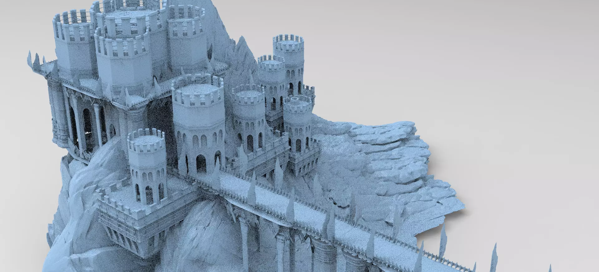 Persian Fort Ruin 6  3D model_0