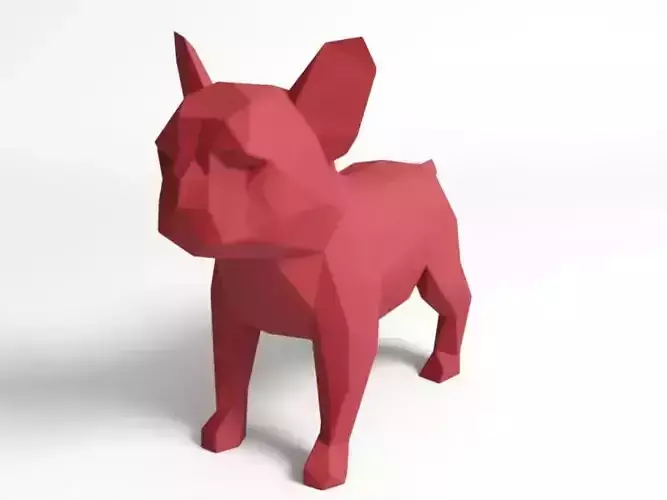 Polygon Bulldog Puppy