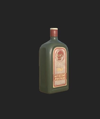 Liquor Bottle PBR 4K Low-poly 3D model_4
