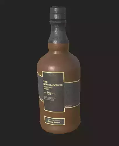 Liquor Bottle PBR 4K 