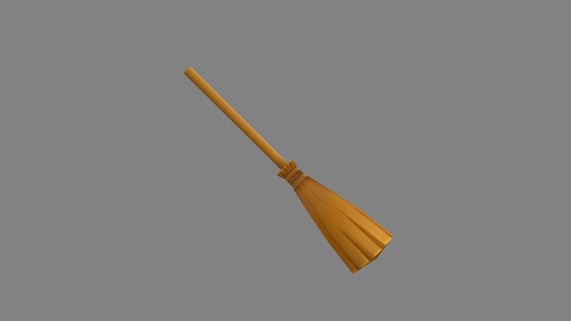 Magicdi Broom Low-poly 3D model_1