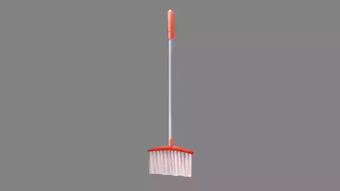Cartoon broom