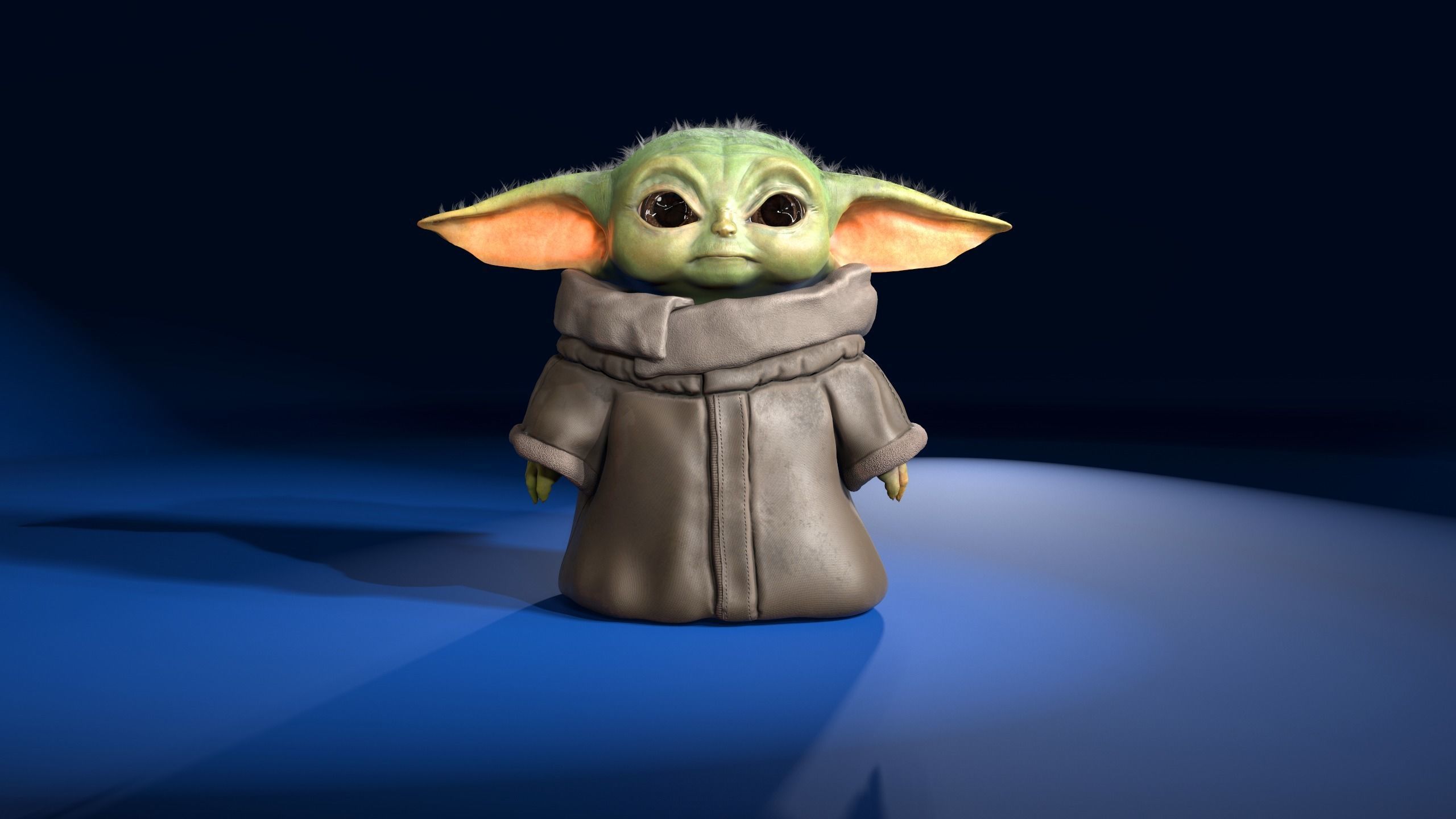 Grogu baby yoda 3D model_1