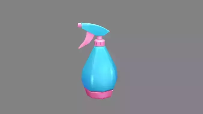 Cartoon Blue Spray Bottle - watering can - sprinkling can