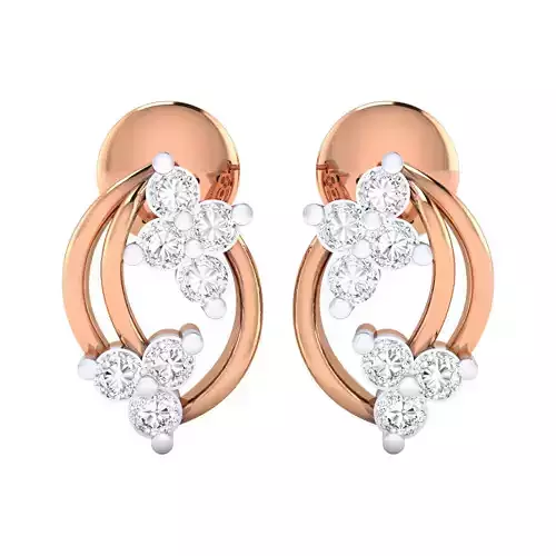 Women Earrings STL JCD OBJ FBX Renders Details