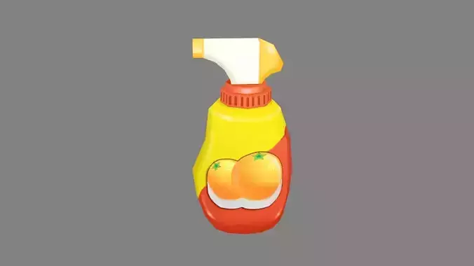 Orange flavor detergent