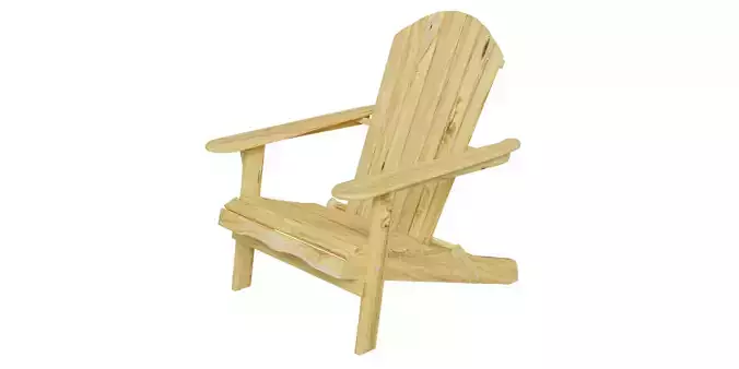 Natural Reclining Adirondack Chair