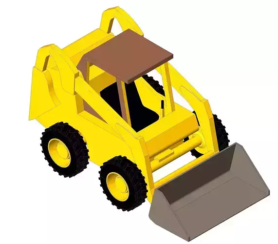Bobcat machine 3d model-29