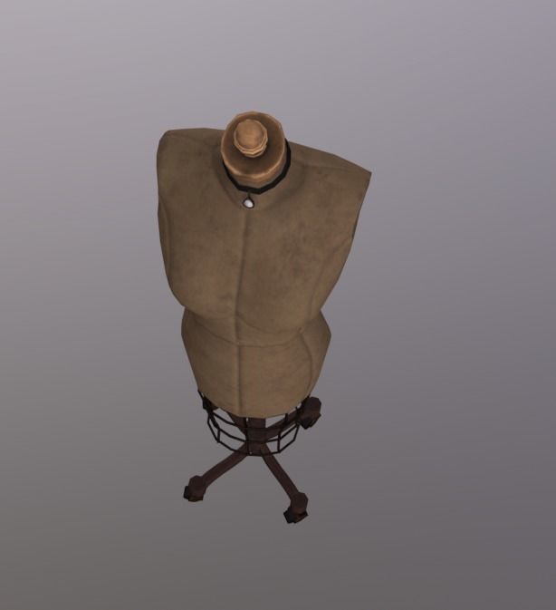 Mannequin 4K PBR Low-poly 3D model_3