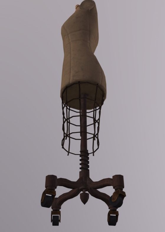 Mannequin 4K PBR Low-poly 3D model_4