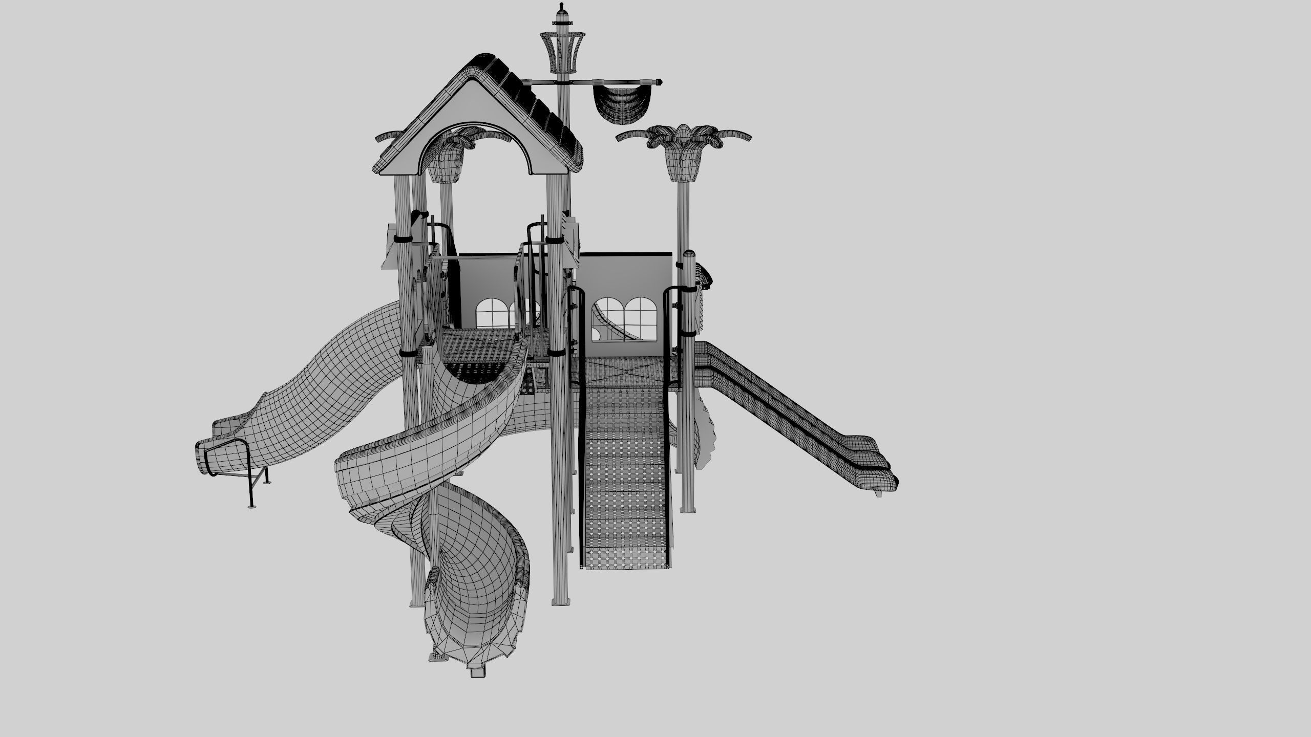 Ship Themed Playground Model - 01 3D model_32