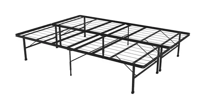 King Metal Platform Bed Frame