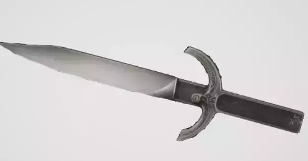 A short sword 3d model