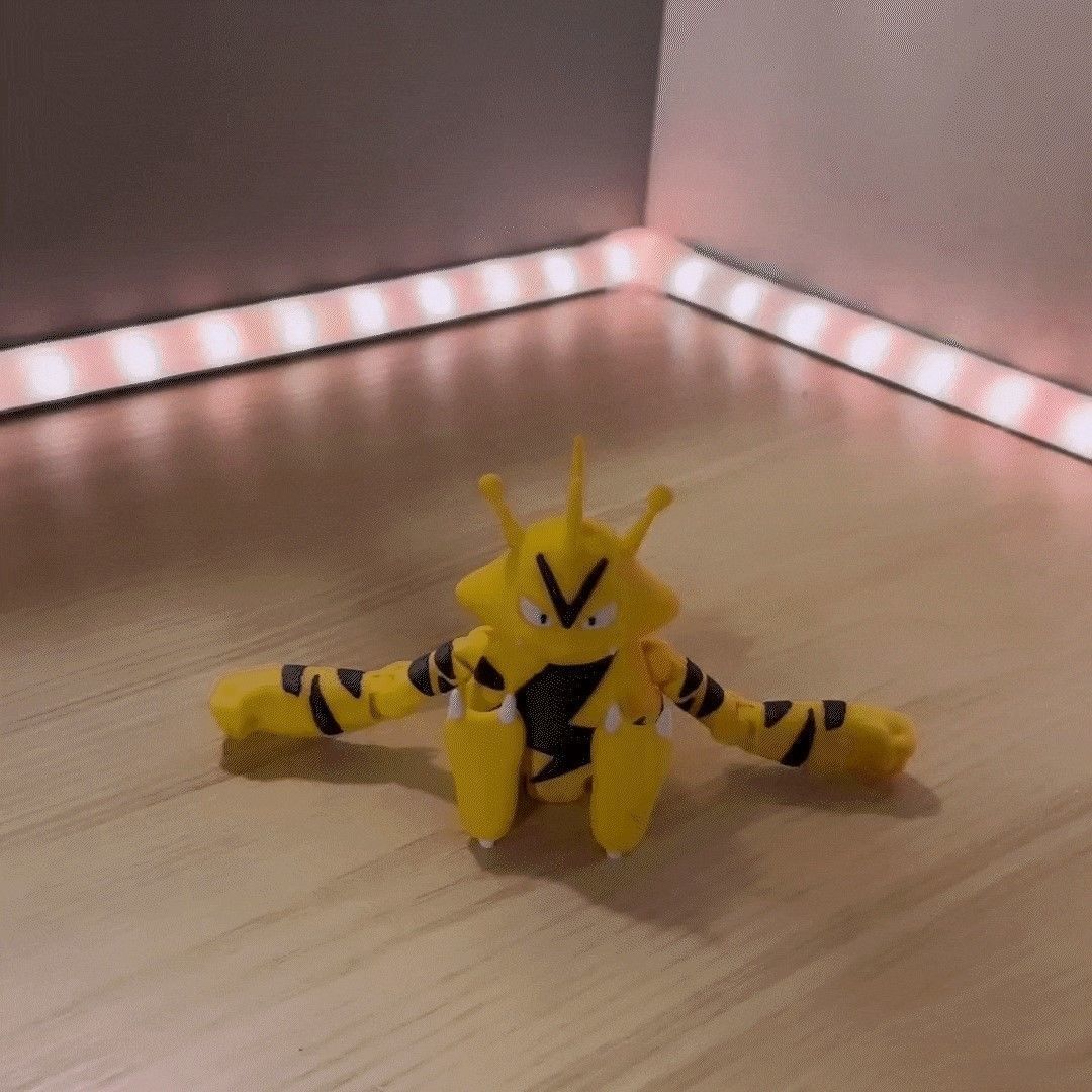 POKEMON ELECTABUZZ ARTICULATED 3D print model_2