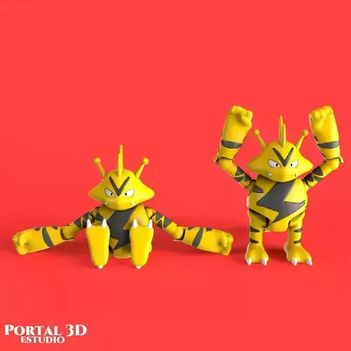 POKEMON ELECTABUZZ ARTICULATED 3D print model