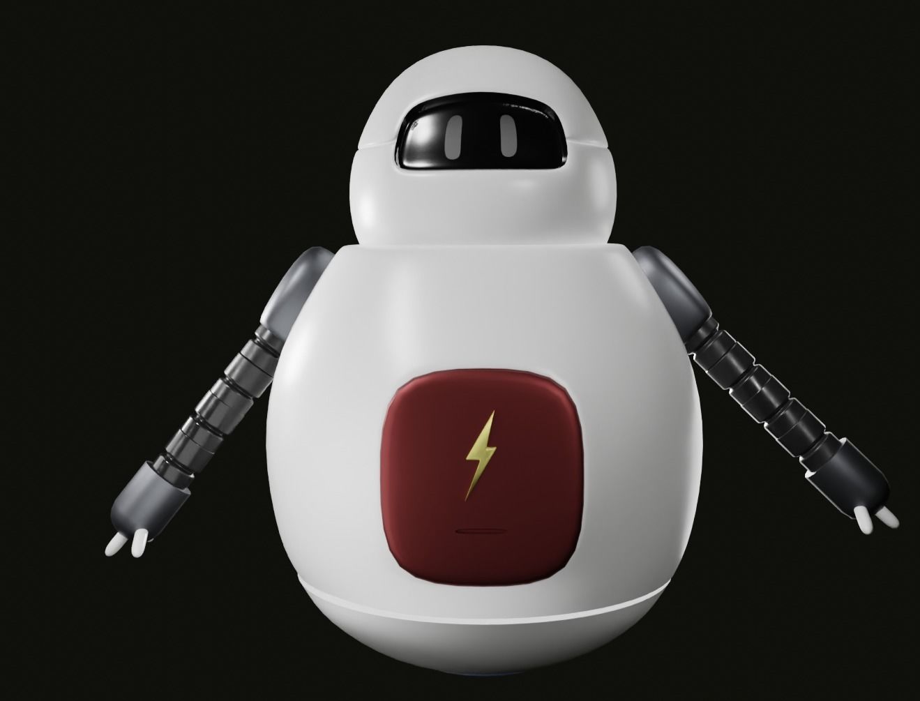 Floating Robot 3D model rigged CGTrader