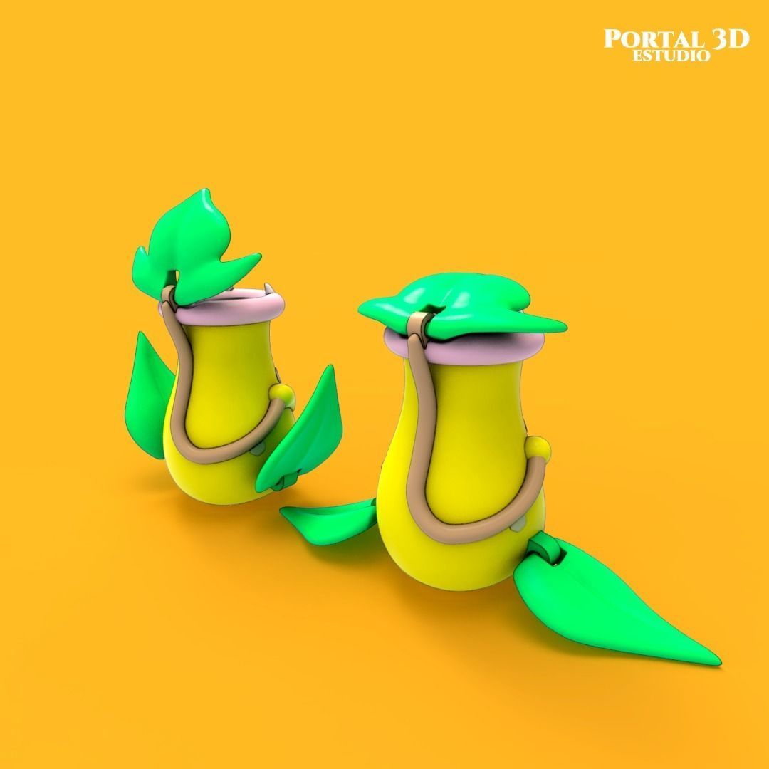 POKEMON VICTREEBEL ARTICULATED 3D print model_4