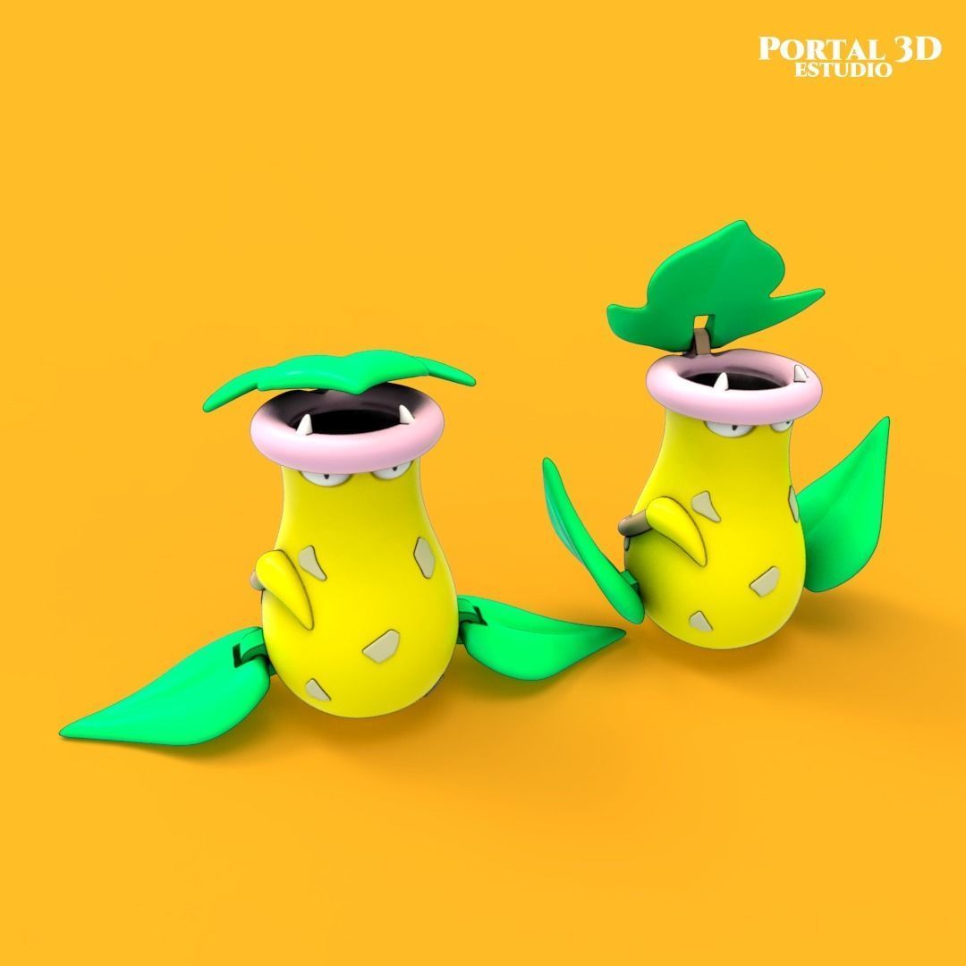 POKEMON VICTREEBEL ARTICULATED 3D print model_2
