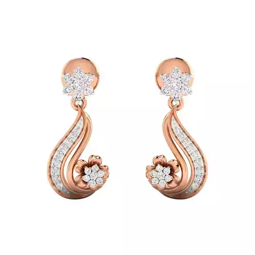 Women Earrings STL JCD OBJ FBX Renders Details