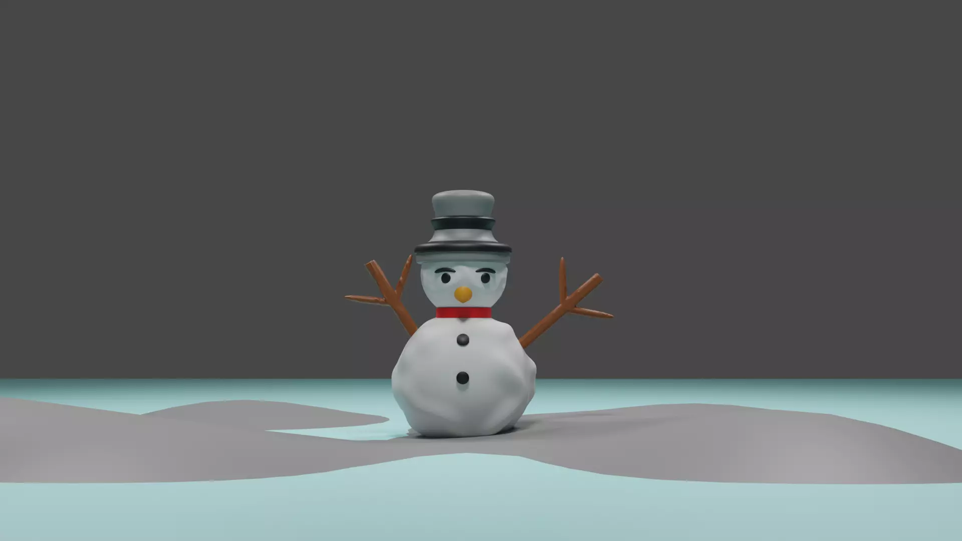 SNOWMAN 3D print model_0