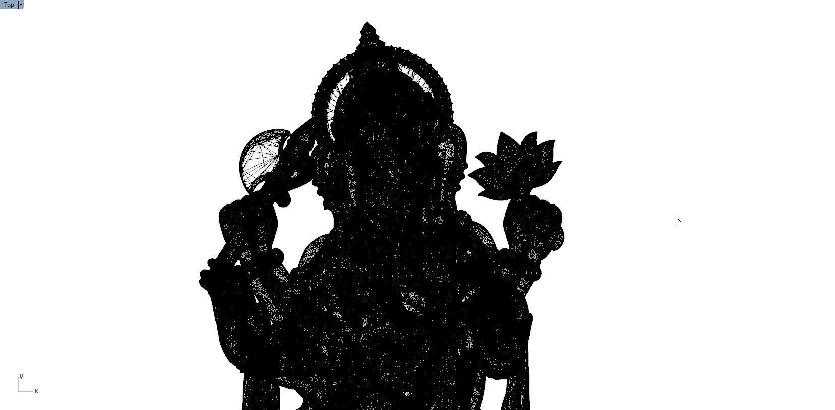 VINAYAGAR PENDENT 3D print model_9