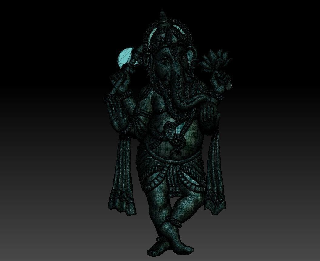 VINAYAGAR PENDENT 3D print model_6