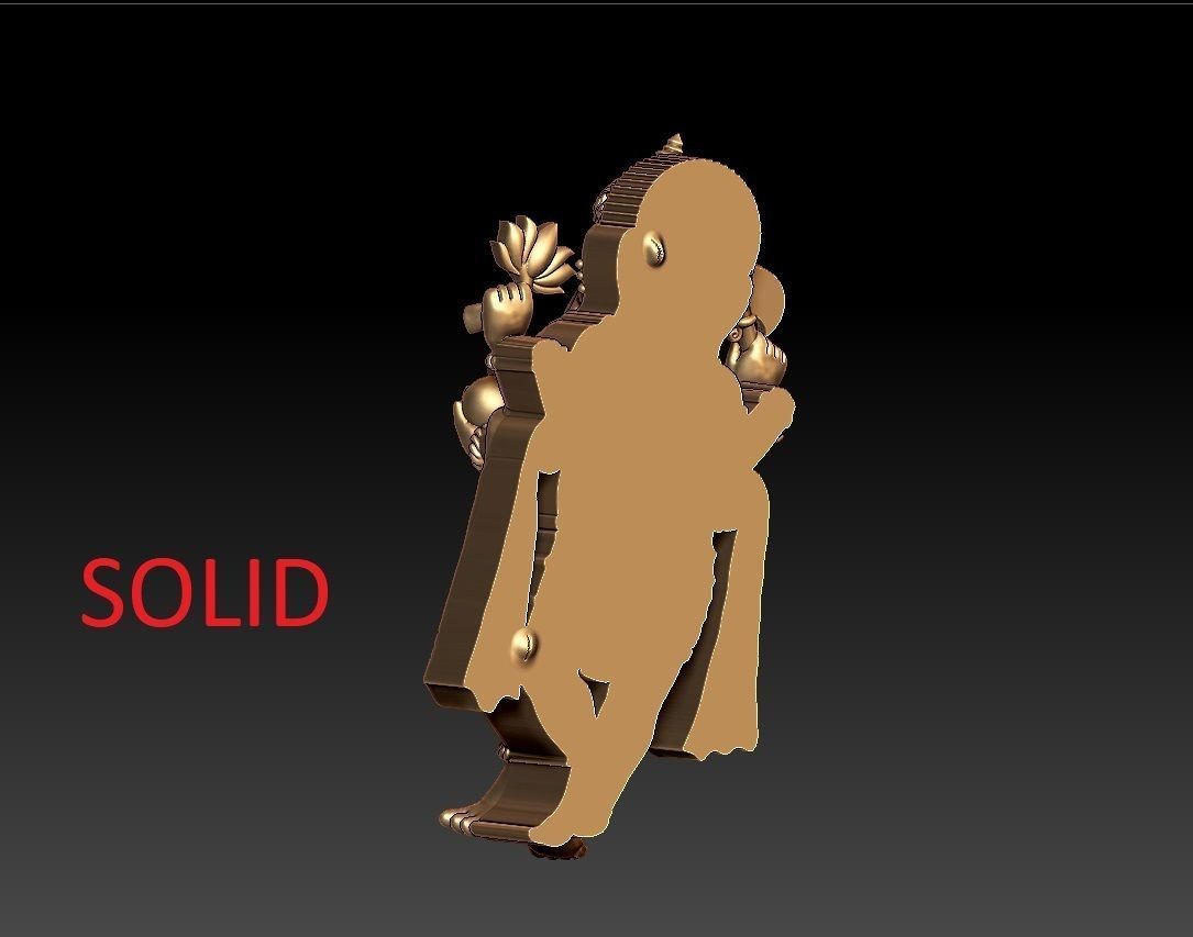 VINAYAGAR PENDENT 3D print model_7