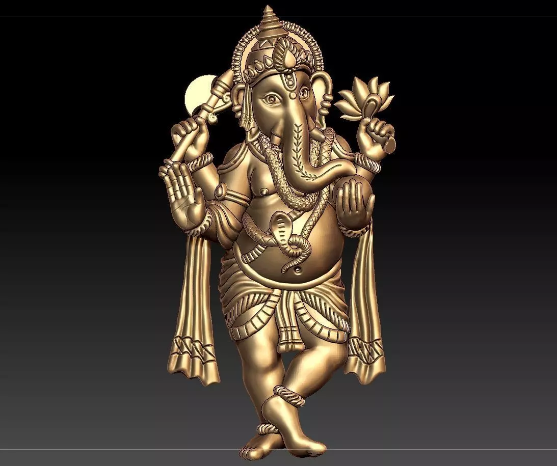 VINAYAGAR PENDENT 3D print model_0